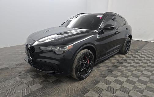 Black Metallic 2024 Alfa Romeo Stelvio Quadrifoglio