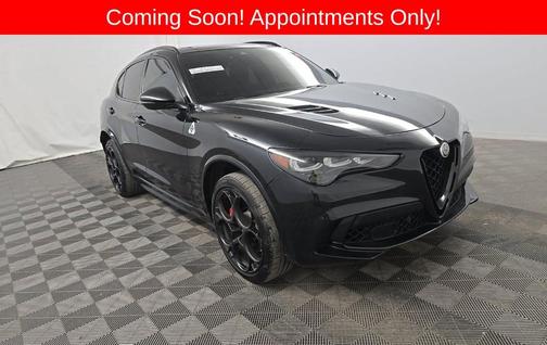 Black Metallic 2024 Alfa Romeo Stelvio Quadrifoglio