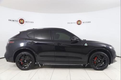Black Metallic 2024 Alfa Romeo Stelvio Quadrifoglio