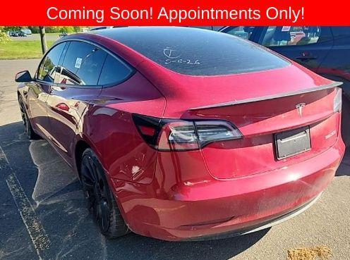 Red Multi-Coat 2022 Tesla Model 3 Performance