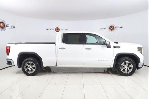 Summit White 2023 GMC Sierra 1500 SLT
