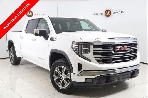 Summit White 2023 GMC Sierra 1500 SLT
