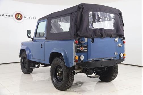 Blue 1985 Land Rover Defender 90