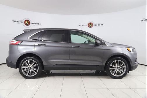 Carbonized Gray Metallic 2023 Ford Edge Titanium