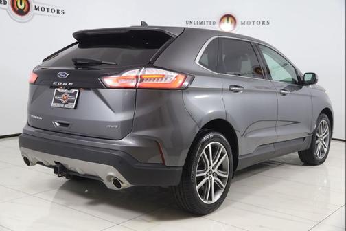 Carbonized Gray Metallic 2023 Ford Edge Titanium