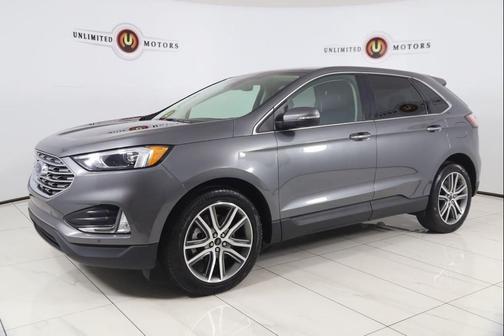 Carbonized Gray Metallic 2023 Ford Edge Titanium