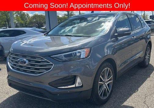 Carbonized Gray Metallic 2023 Ford Edge Titanium