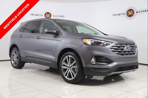 Carbonized Gray Metallic 2023 Ford Edge Titanium