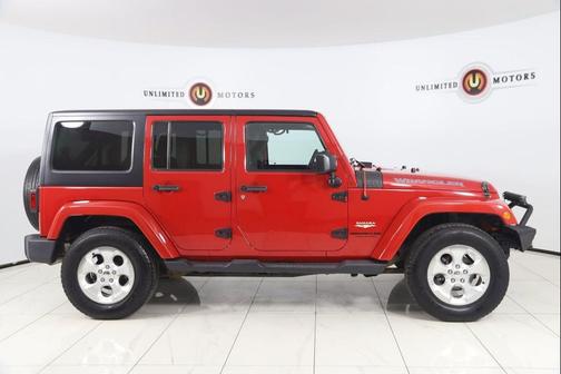 Flame Red Clearcoat 2014 Jeep Wrangler Unlimited Sahara
