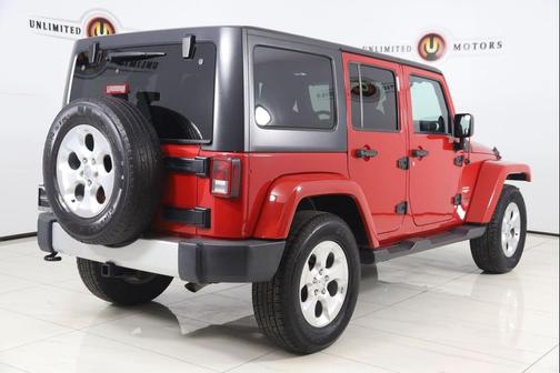 Flame Red Clearcoat 2014 Jeep Wrangler Unlimited Sahara