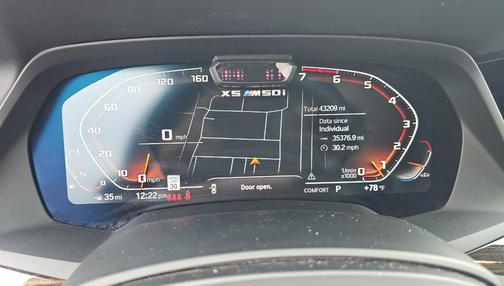 Carbon Black Metallic 2020 BMW X5 M50i