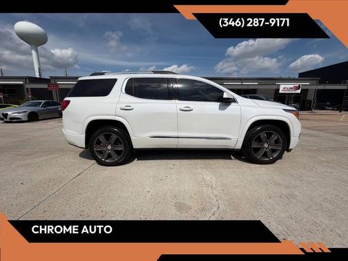 White Frost Tricoat 2019 GMC Acadia Denali