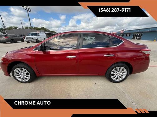 Red Brick 2013 Nissan Sentra SV Sedan