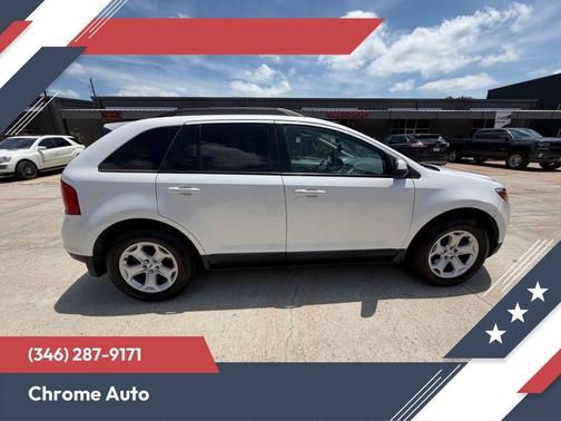 White Platinum Tri-Coat Metallic 2013 Ford Edge SEL
