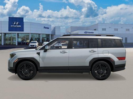 Shimmering Silver 2026 Hyundai SANTA FE HEV Calligraphy