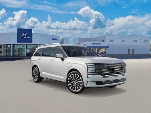 Creamy White Pearl 2026 Hyundai Palisade Hybrid Calligraphy