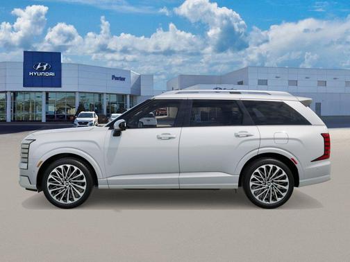 Creamy White Pearl 2026 Hyundai Palisade Hybrid Calligraphy