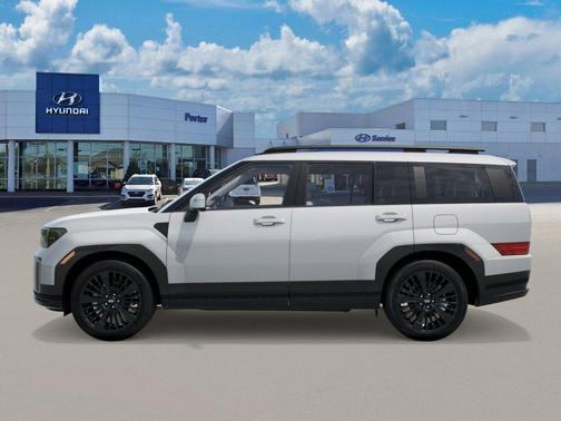 Serenity White 2026 Hyundai SANTA FE HEV Calligraphy