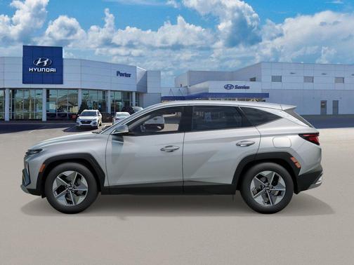 Shimmering Silver 2026 Hyundai TUCSON Hybrid SEL