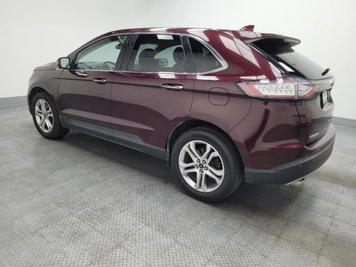 Red 2018 Ford Edge Titanium