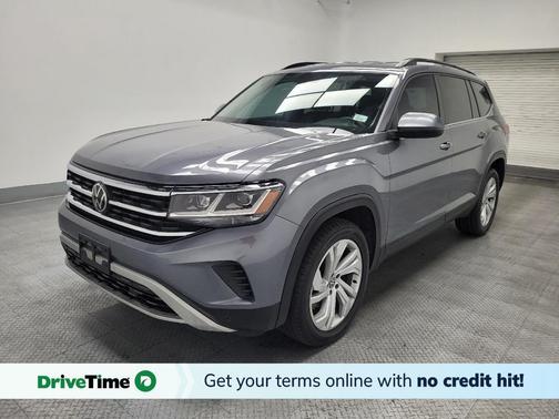Platinum Gray Metallic 2021 Volkswagen Atlas 3.6L SE w/Technology
