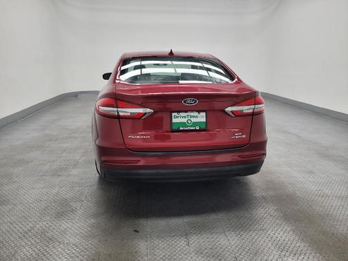Red 2019 Ford Fusion Hybrid SE