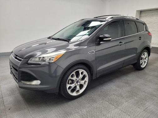 White Platinum Metallic Tri-Coat 2015 Ford Escape Titanium