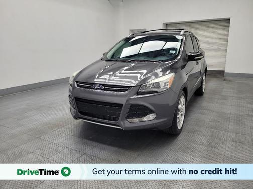 White Platinum Metallic Tri-Coat 2015 Ford Escape Titanium