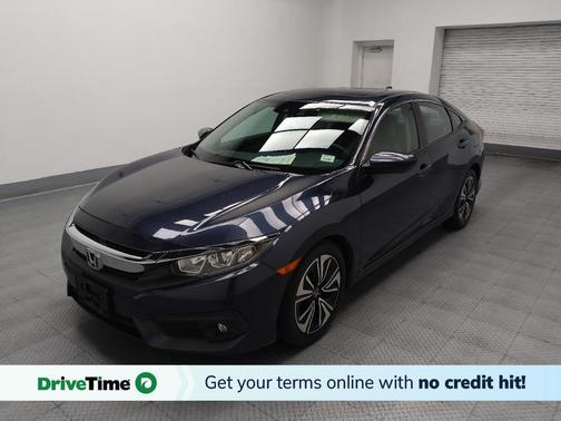 Blue 2017 Honda Civic EX-T