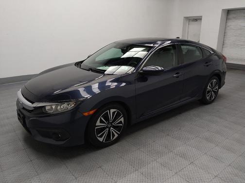 Blue 2017 Honda Civic EX-T