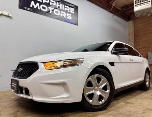 White 2014 Ford Sedan Police Interceptor Base