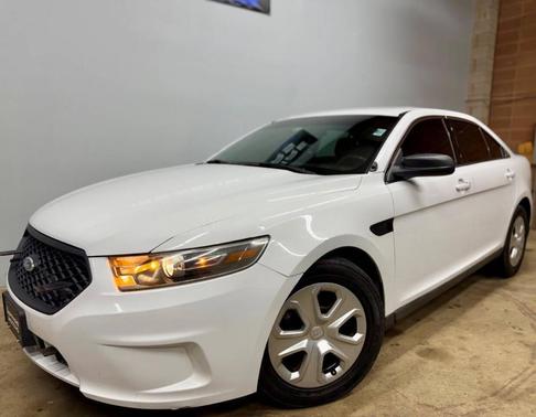 White 2014 Ford Sedan Police Interceptor Base