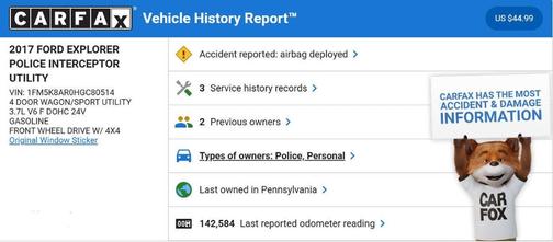 2017 Ford Utility Police Interceptor Base