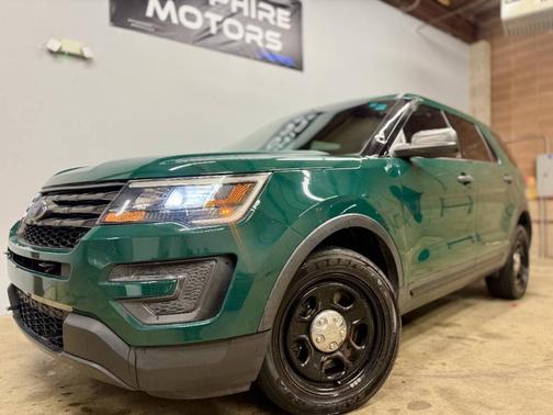 Green 2016 Ford Utility Police Interceptor Base
