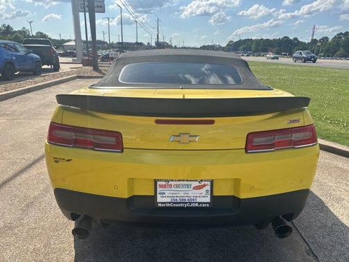 Bright Yellow 2015 Chevrolet Camaro 2LT