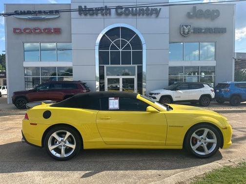 Bright Yellow 2015 Chevrolet Camaro 2LT