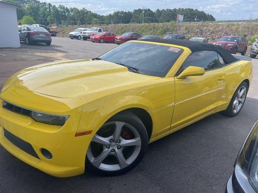 Bright Yellow 2015 Chevrolet Camaro 2LT