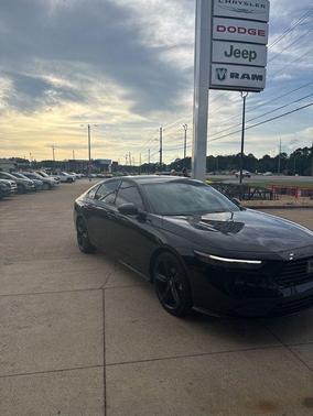 Crystal Black Pearl 2024 Honda Accord Hybrid Sport-L