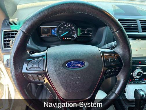 White Platinum 2017 Ford Explorer Limited