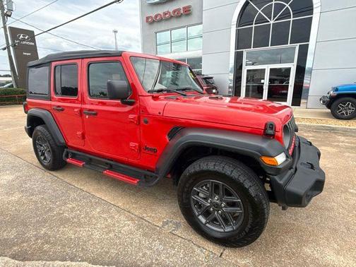 Firecracker Red Clearcoat 2025 Jeep Wrangler Sport S