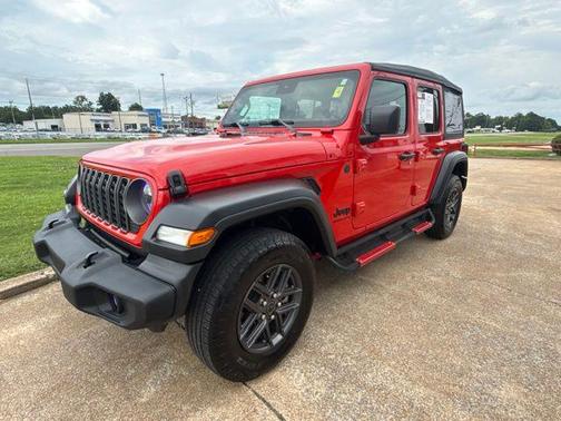 Firecracker Red Clearcoat 2025 Jeep Wrangler Sport S