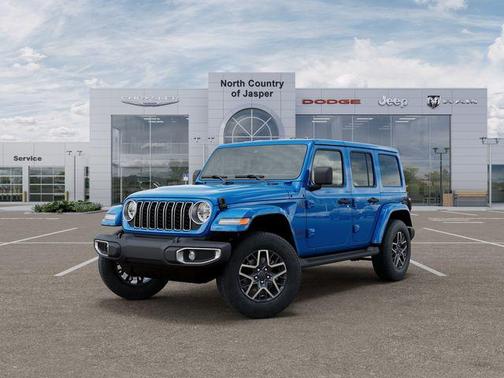 Hydro Blue Pearlcoat 2026 Jeep Wrangler 4-Door Sahara 4x4
