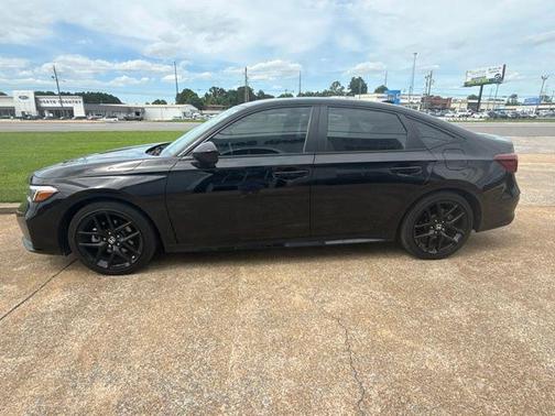 Crystal Black Pearl 2025 Honda Civic Hybrid Sport
