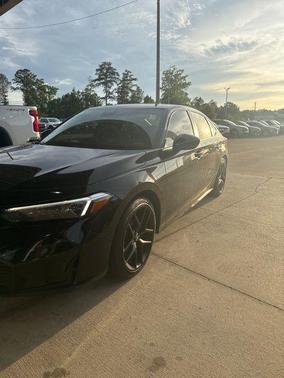 Crystal Black Pearl 2025 Honda Civic Hybrid Sport