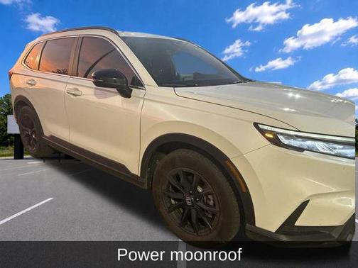 Platinum White Pearl 2025 Honda CR-V Hybrid Sport FWD