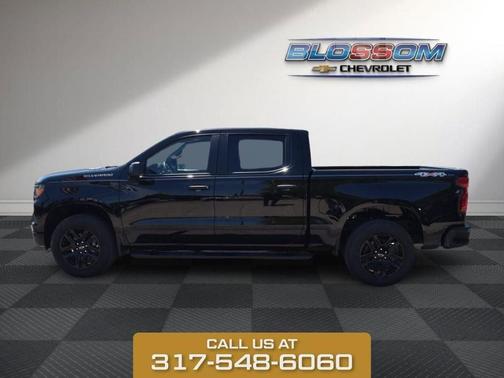 Black 2026 Chevrolet Silverado 1500 Custom