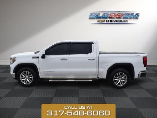 Summit White 2019 GMC Sierra 1500 SLT