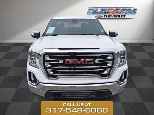 Summit White 2019 GMC Sierra 1500 SLT