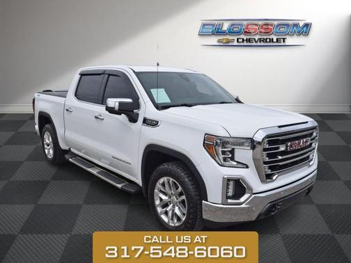 Summit White 2019 GMC Sierra 1500 SLT