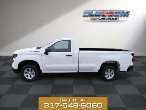 Summit White 2026 Chevrolet Silverado 1500 WT